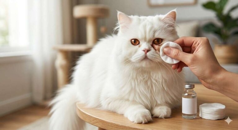 How to Clean Persian Cat Tear Stains Safely