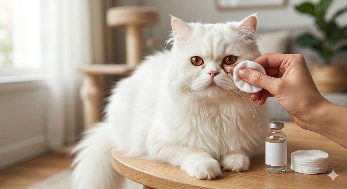 How to Clean Persian Cat Tear Stains Safely