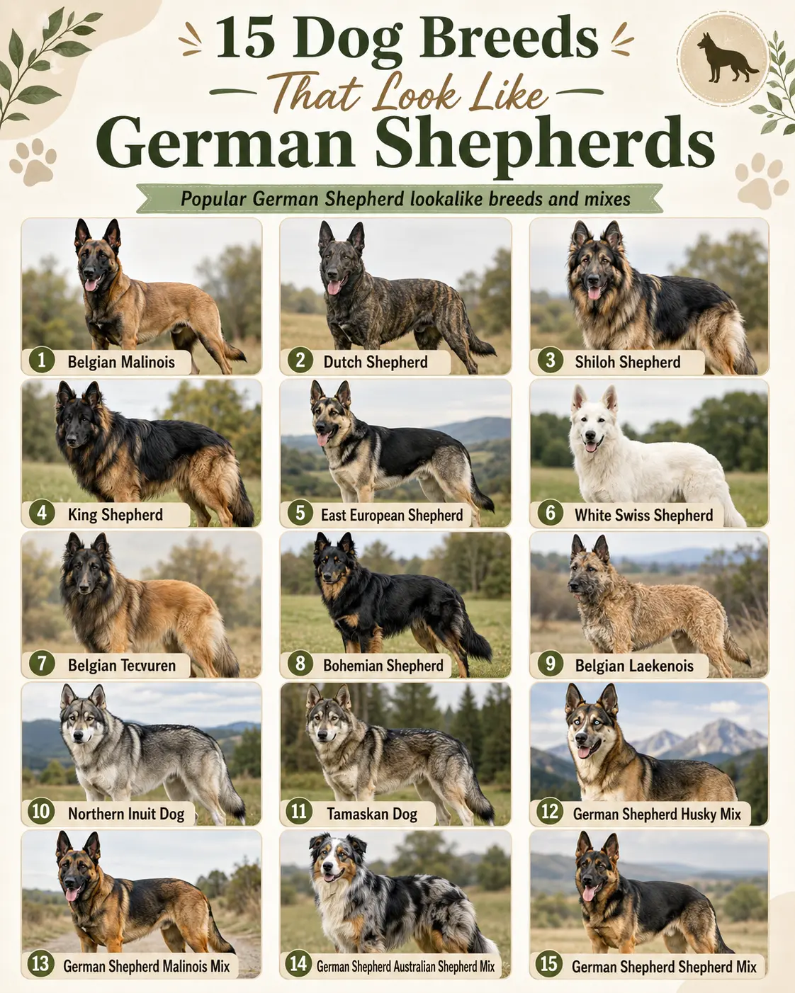 15 Dog Breeds That Look Like German Shepherds