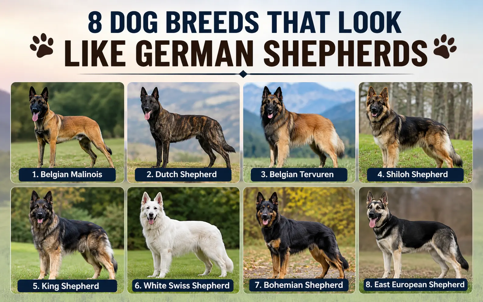 8 Dog Breeds That Look Like German Shepherds