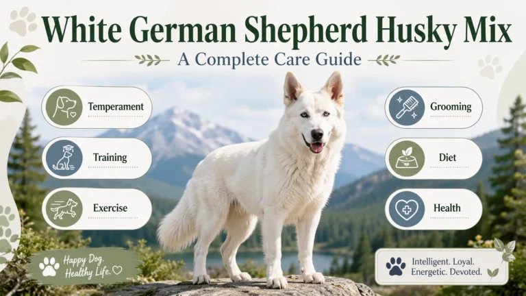 White German Shepherd Husky Mix A Complete Care Guide