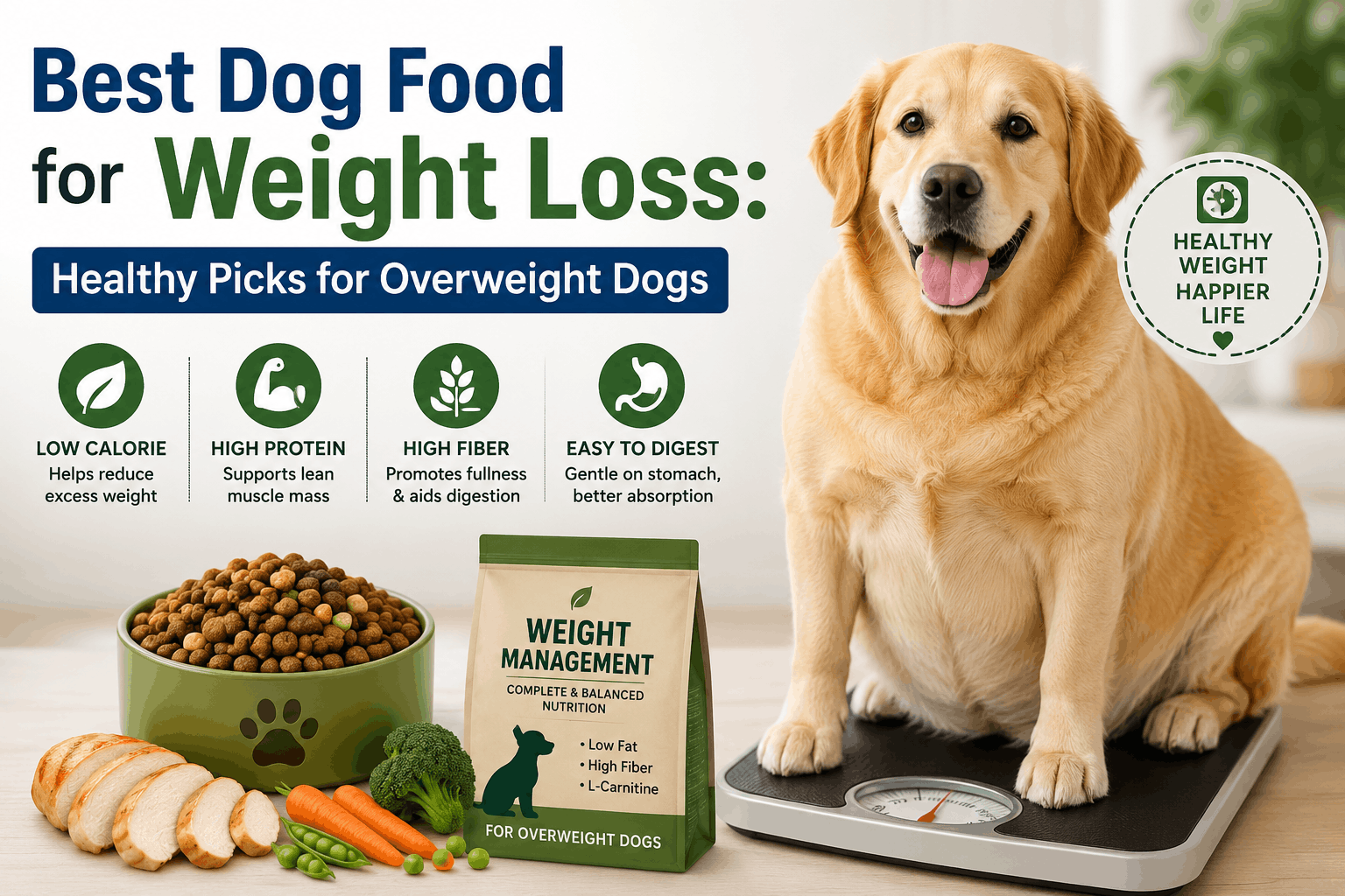 Best Dog Food for Weight Loss Healthy Picks for Overweight Dogs