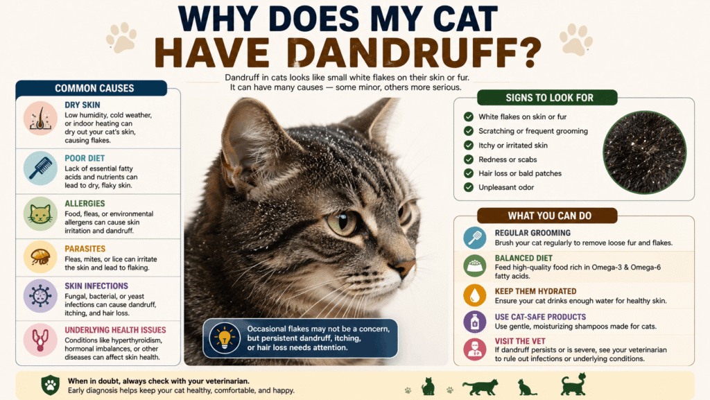 Why Does My Cat Have Dandruff