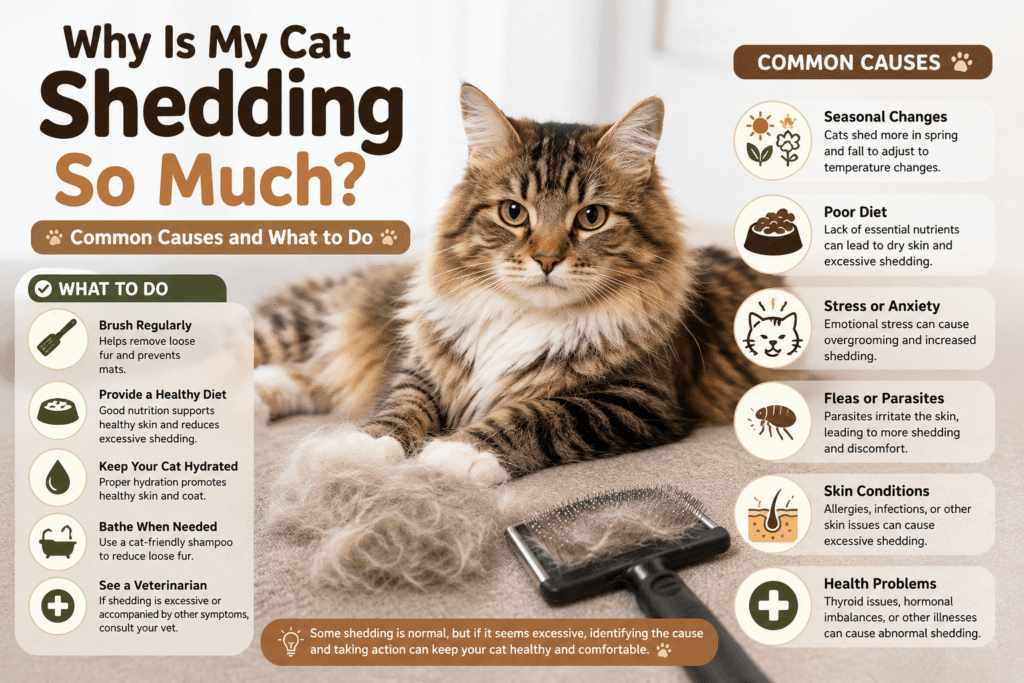 Why Is My Cat Shedding So Much Common Causes and What to Do