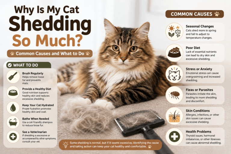 Why Is My Cat Shedding So Much Common Causes and What to Do