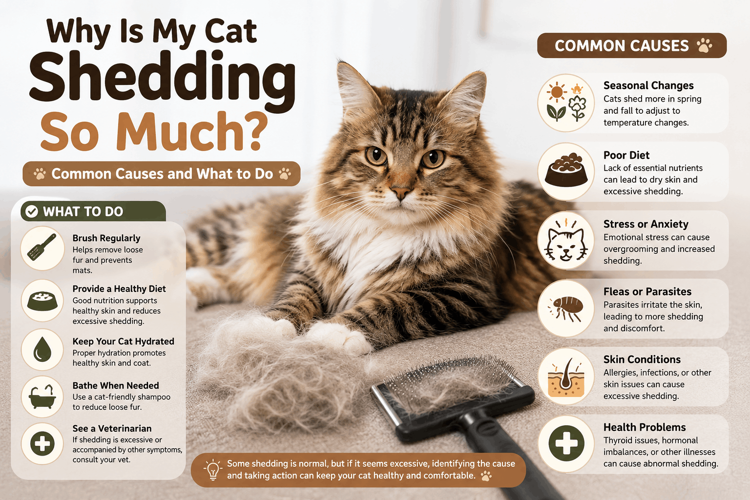Why Is My Cat Shedding So Much Common Causes and What to Do