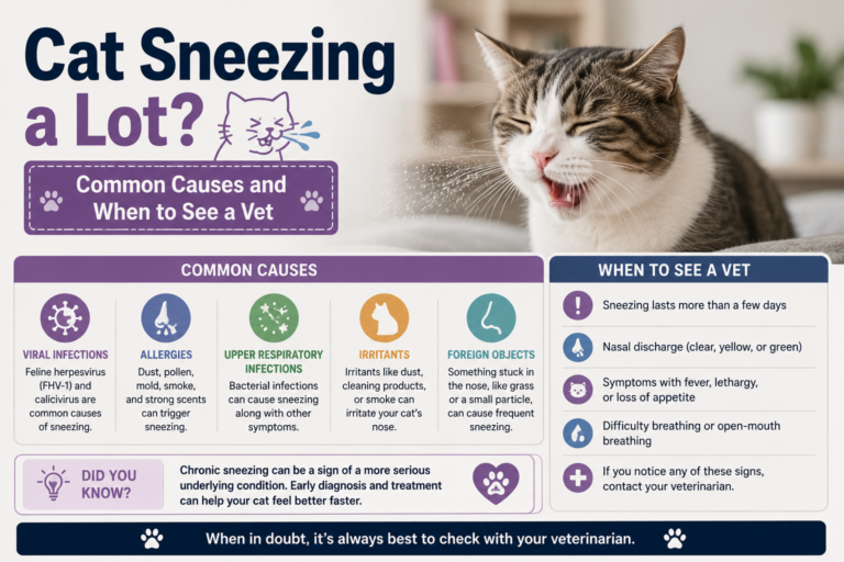 Cat Sneezing a Lot Common Causes and When to See a Vet