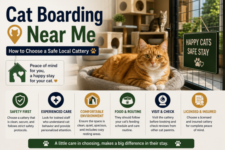 Cat Boarding Near Me How to Choose a Safe Local Cattery
