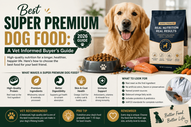 Best Super Premium Dog Food: A Vet Informed Buyer’s Guide (2026)