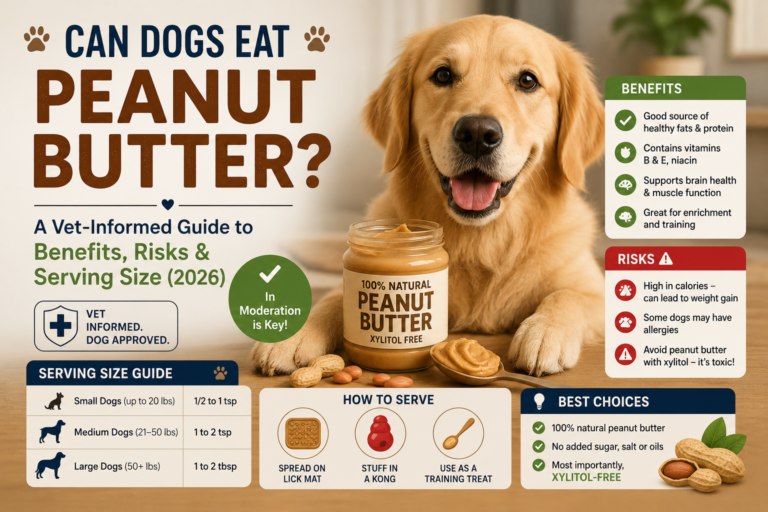 Can Dogs Eat Peanut Butter? A Vet-Informed Guide to Benefits, Risks & Serving Size (2026)