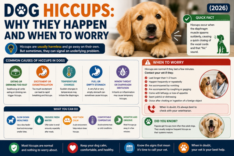 Dog Hiccups: Why They Happen and When to Worry (2026)