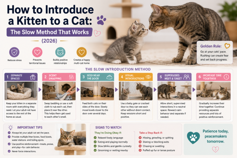 How to Introduce a Kitten to a Cat: The Slow Method That Works (2026)