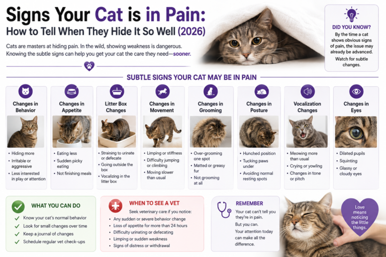 Signs Your Cat Is in Pain: How to Tell When They Hide It So Well (2026)