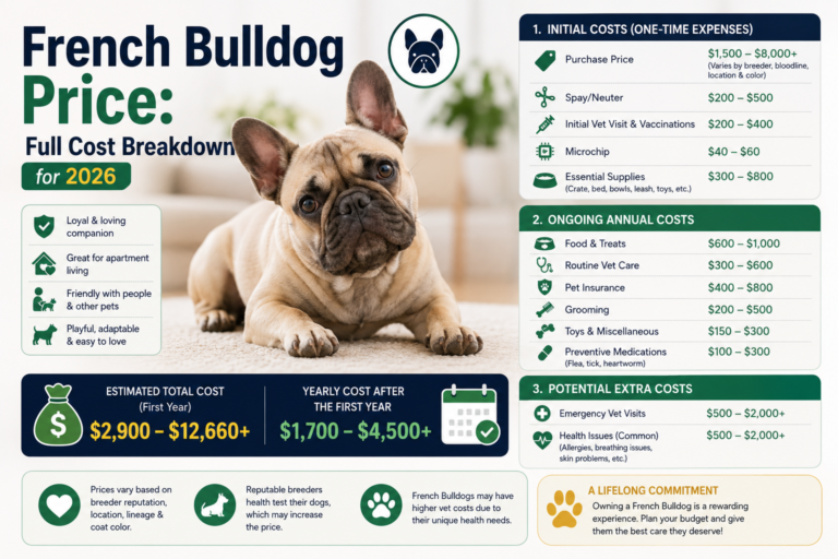 French Bulldog Price: Full Cost Breakdown for 2026