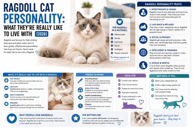 Ragdoll Cat Personality: What They’re Really Like to Live With (2026)