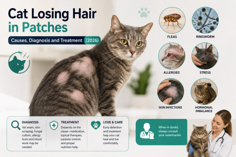 Cat Losing Hair in Patches: Causes, Diagnosis and Treatment (2026)