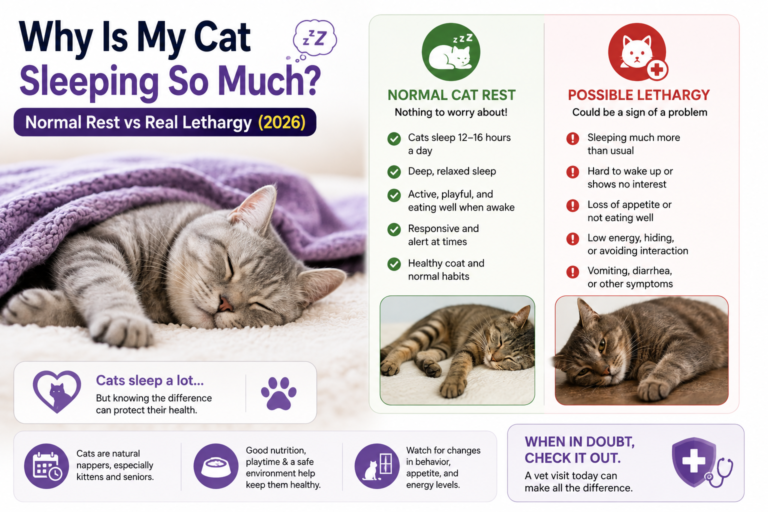 Why Is My Cat Sleeping So Much? Normal Rest vs Real Lethargy (2026)