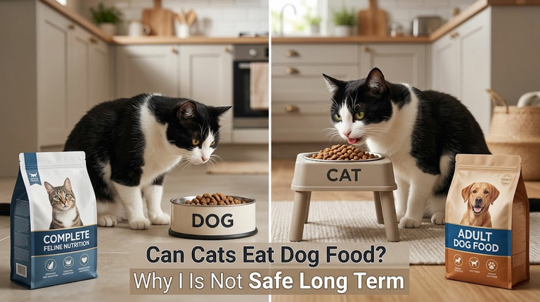 Can Cats Eat Dog Food