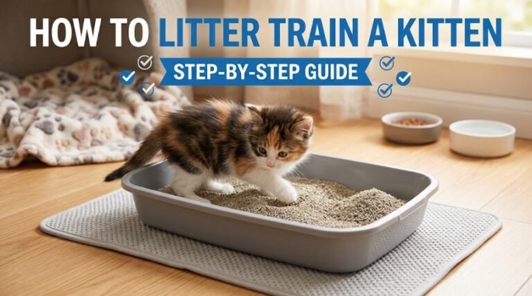 how to litter train a kitten