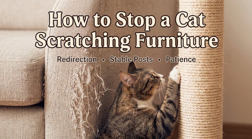 how to stop a cat from scratching furniture