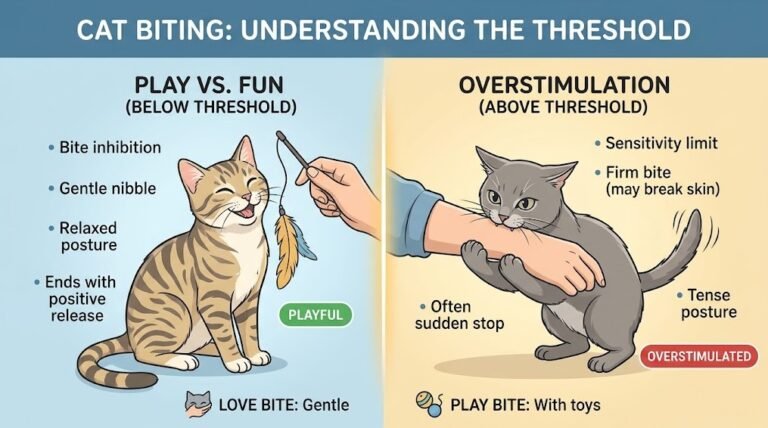 why does my cat bite me